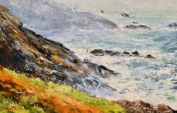 - Oil on Board, Painting by David Rust, measuring 19 x 30 cm (H x W) framed at 38 x 49 cm £475